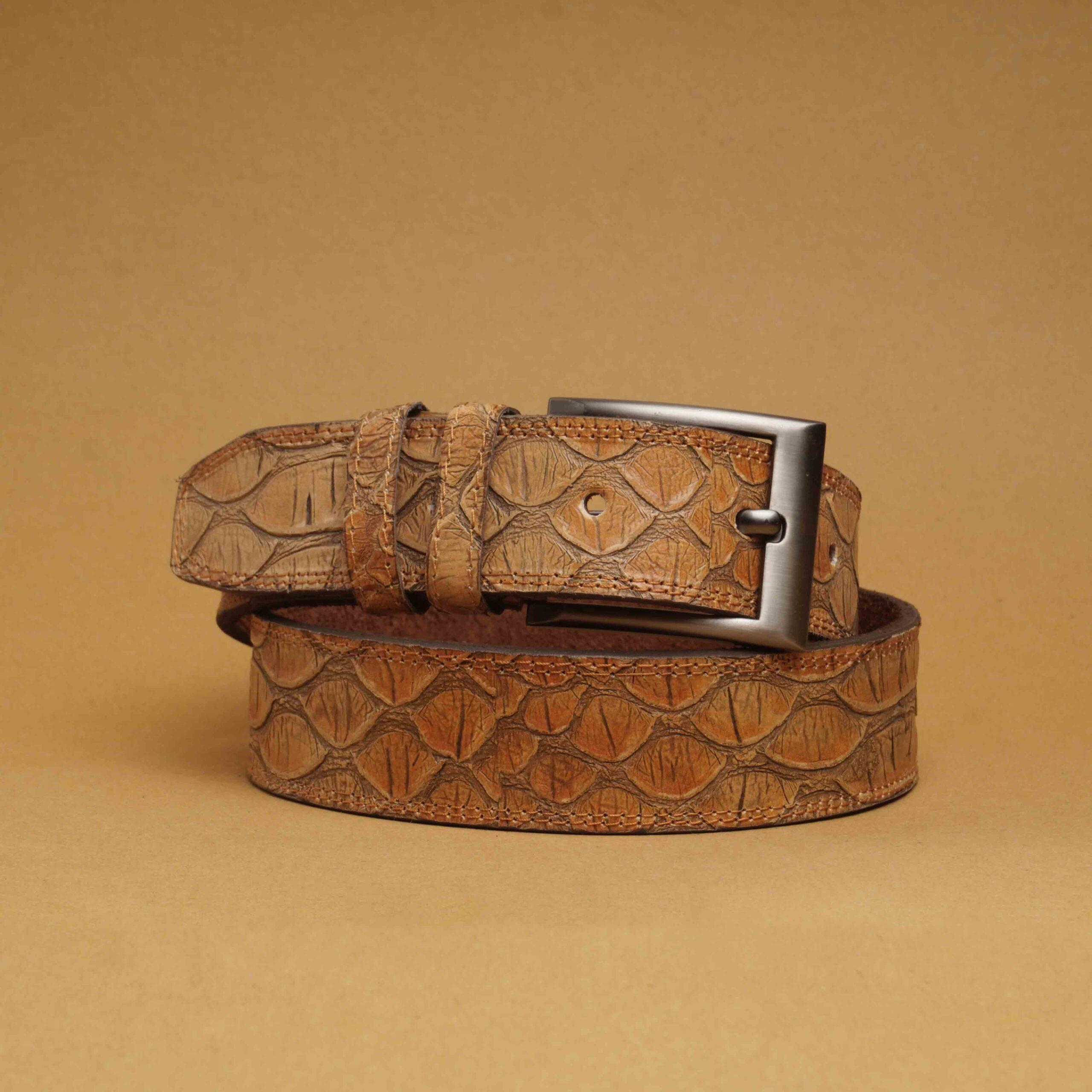 Egyptian Design Leather Belt