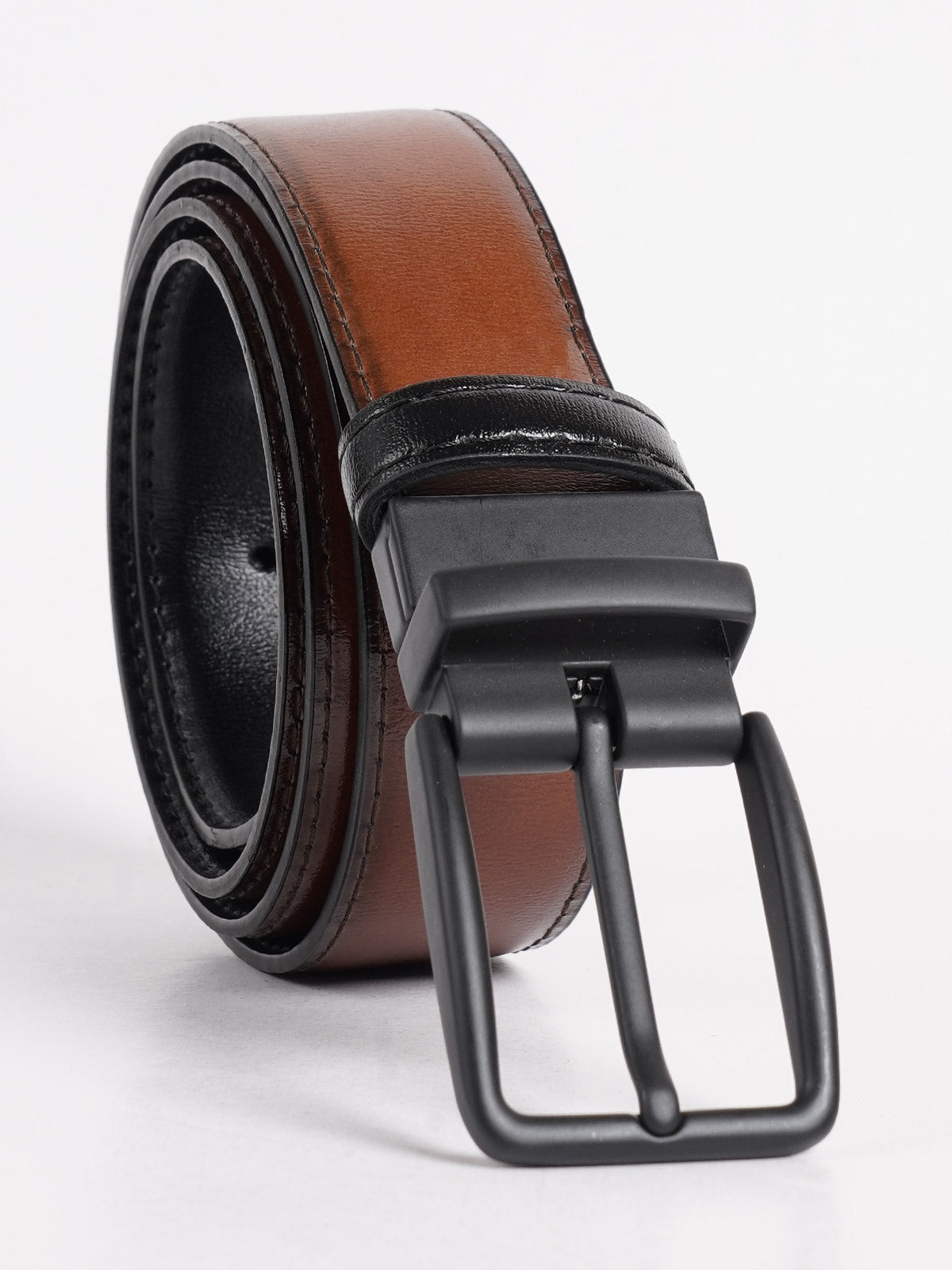 Light Brown Plain Leather Belt