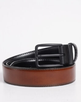 Light Brown Plain Leather Belt