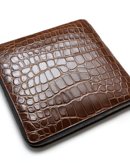 Brown Crocodile MacBook & Laptop Sleeve