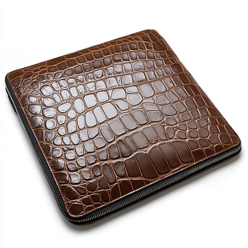 Brown Crocodile MacBook & Laptop Sleeve