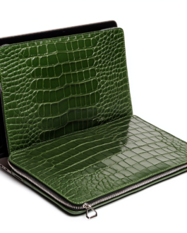 Green Crocodile MacBook & Laptop Sleeve