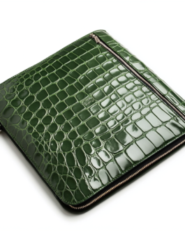 Green Crocodile MacBook & Laptop Sleeve