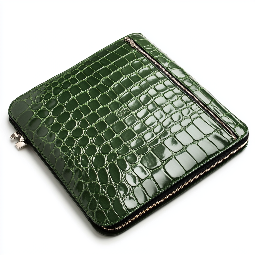 Green Crocodile MacBook & Laptop Sleeve