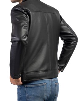 Classic Collar Leather Jacket